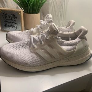 Adidas White Ultra Boost Sneakers